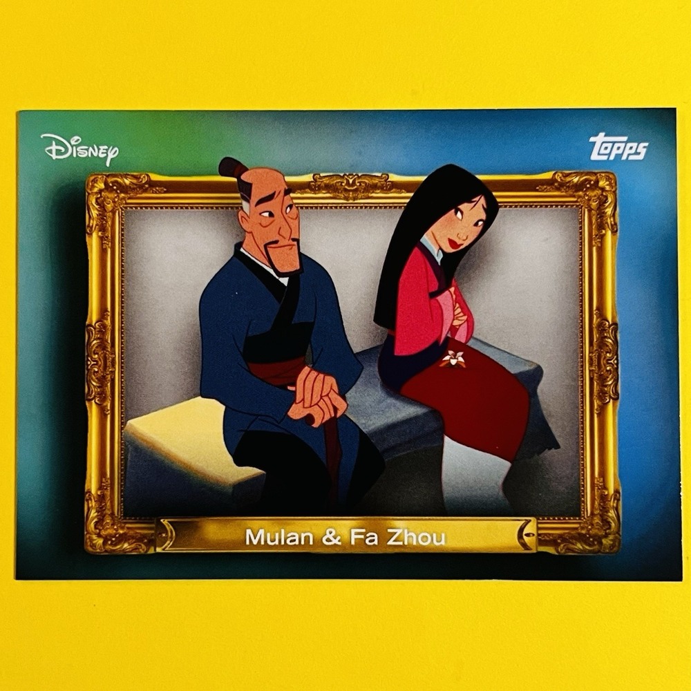 2026 Topps Disney Neon Mulan & Fa Zhou FF-6 Frame Film Insert Disney